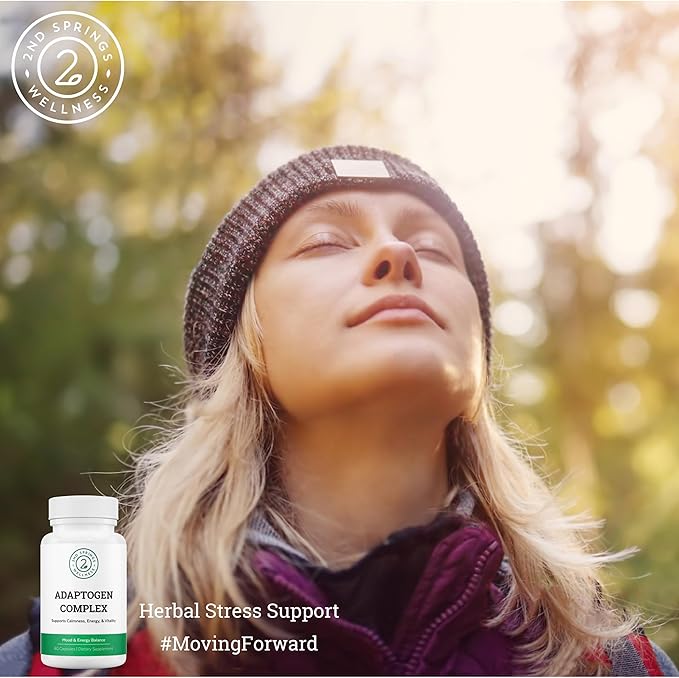 Adaptogen Complex Vitamin D3+K2 Chewables &amp Super B-100 Complex Bundle