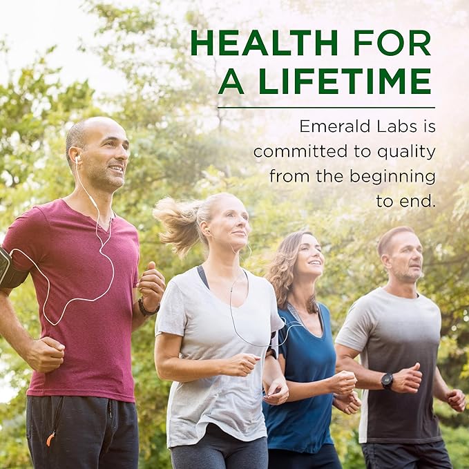 EMERALD LABS Men's 1 Daily Multi - Additive-Free Men's Multivitamin - Includes Lycopene Zinc Vitamin D3 &amp More - Supports Bones Prostate &amp Vision* - 60 Vegetable Capsules