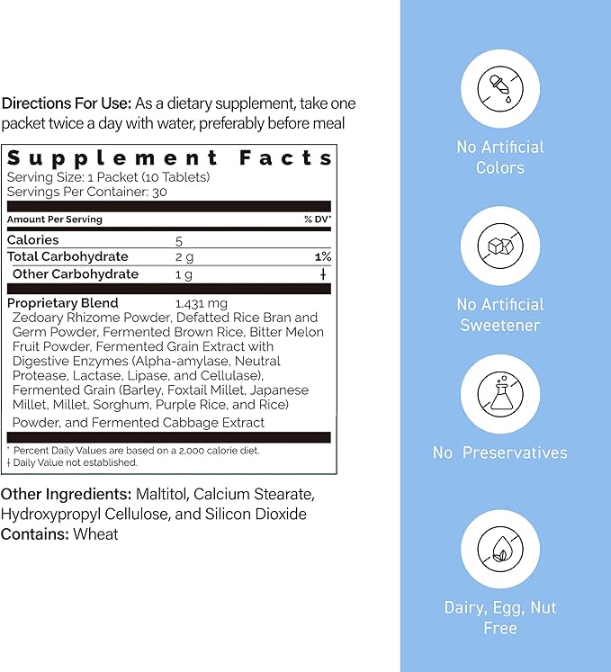 Umeken Okinawa Zedoary – Purple Turmeric with Fermented Cabbage Extract Bitter Melon and 5 Digestive Enzymes Gut &amp Digestive Health Supplement 1-Month Supply 30 Count