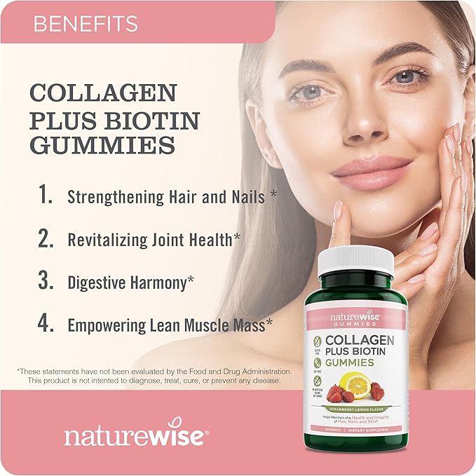 NatureWise Curcumin Turmeric 2250mg w/Black Pepper 95% Curcuminoids Capsules 90-Count + Collagen Gummies with Biotin &amp Vitamin C E 60-Count - Bundle for Joint &amp Skin Health - Gluten-Free N