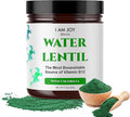 I Am Joy co. Water Lentil Protein Powder with Chlorella Plant Based Vegan Duckweed Rich in Natural B12 Vitamin Non GMO Gluten Free Sugar Free Sustainably Grown 3.3 oz ( 93g) Jar