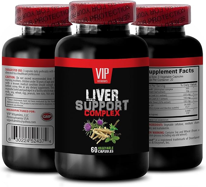liver kidney supplement - LIVER SUPPORT COMPLEX - milk thistle extract liver cleanse detox dandelion liver support protease liver supplement artichoke extract lipase Chloroplast2B 120Caps