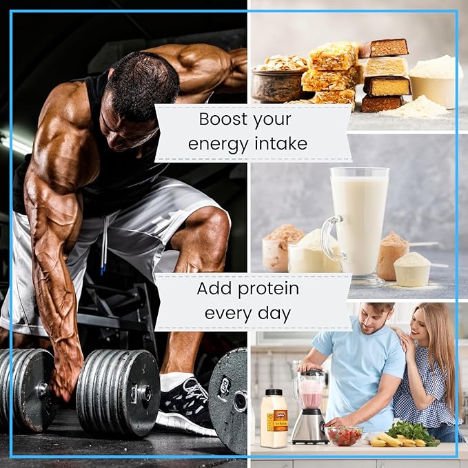 It's Delish Soy Protein Powder 14 OZ Large Jar | Plant-Based Bulk Protein Powder Unflavored for Drinks Shakes Meal Replacement | No Sugar Added Vegan Gluten &amp Milk Free Keto Kosher