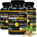 Pack of 3 - The Original Muscle Relax AM-PM Day or Night with Magnesium Glycinate - 180 Count (Packaging May Vary)