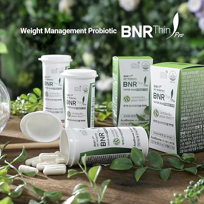 BNRThin Pro Lactobacillus Gasseri BNR17 10 Billion CFU Guaranteed Digestive Health 30Capsules x 3packs
