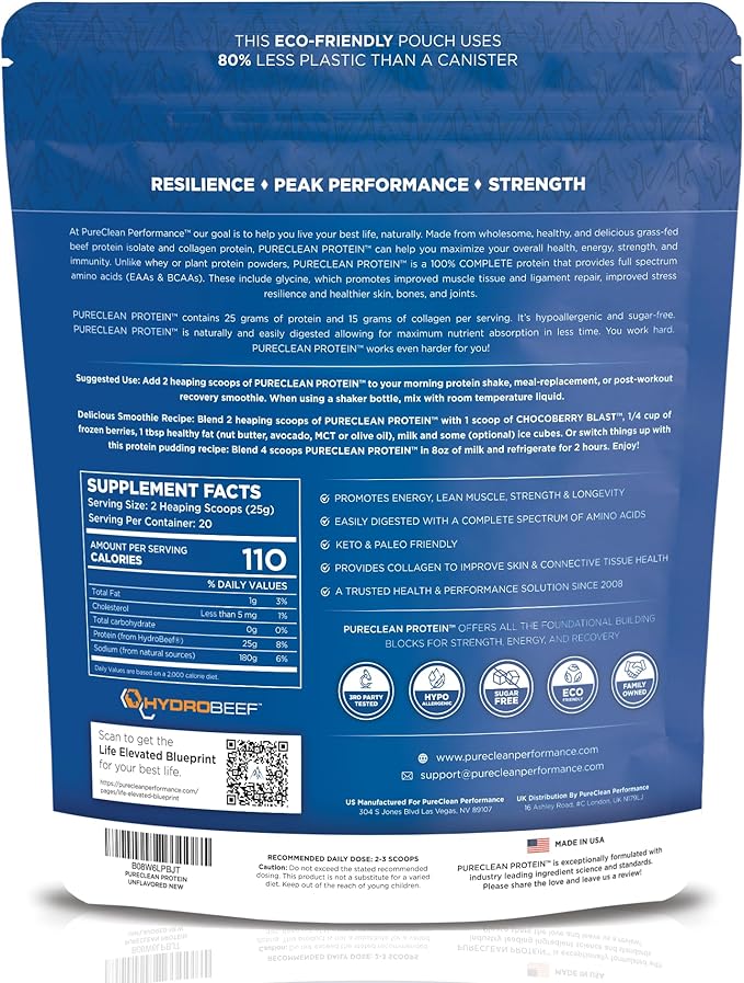 PureClean Protein Unflavored &amp Chocoberry Blast Bundle