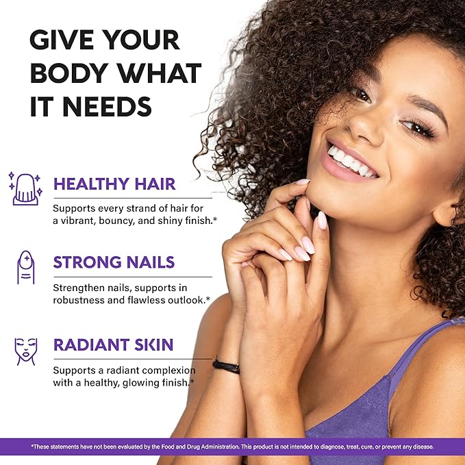 Liquid Biotin &amp Collagen 60000 mcg - Vitamins for Hair Growth Support - Extra Strength Drops for Women &amp Men - Liquid Collagen Supplement - Strong Nails &amp Healthy Skin - Made in USA - 4 F