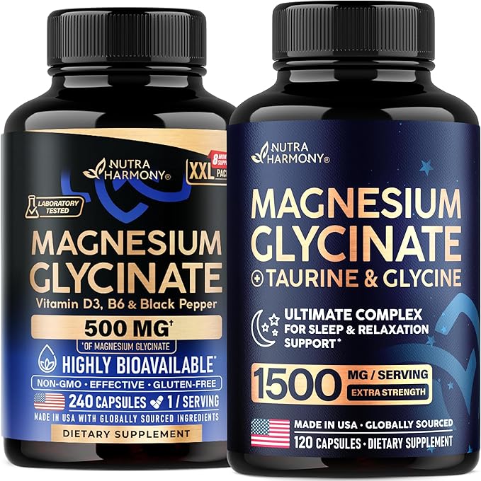 Magnesium Glycinate with Glycine &amp Taurine Capsules