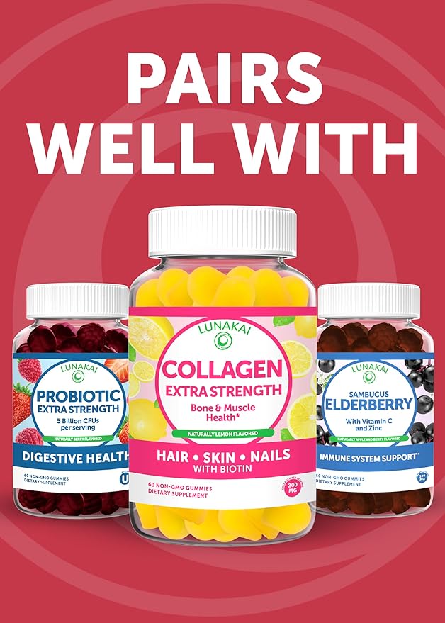 Lunakai USA Made Womens Multivitamin Gummies - Delicious Daily Dose with 16 Multi Vitamins for Women - Energy &amp Immune Support Non-GMO 60 Ct