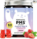 PMS Support Supplement for Women. Menstrual Relief Gummies to Target Hormonal Breakouts Bloating Period Cramps &amp Mood Swings. Vegan with Vitamin B6 &amp Lemon Balm 60 Gummies