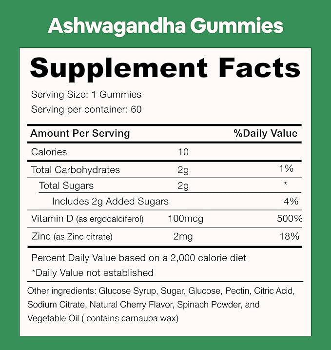 Black Girl Vitamins Calm Girl Ashwagandha + Zinc Gummies Stress Support Promotes Relaxation &amp Mental Clarity Supports Sleep &amp Immune Health – Doctor-Formulated Daily Vegan Supplement