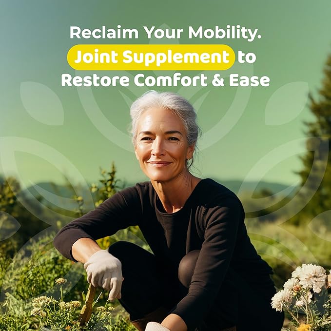 Motion Bliss Joint Supplements for Men &amp Women - Joint Health Support - with NEM Calcium Boswellia Serrata Extract Collagen &amp More - 3.67 Oz - 30 Servings - Citrus Zest Flavor