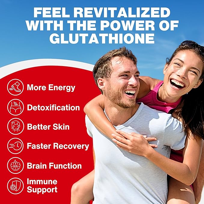 Liquid Liposomal Glutathione Spray - Maximum Absorption Glutathione Supplement with NAC Ashwagandha Glutamine Ascorbic Acid - Sublingual Easy Use - Immune &amp Detox Support - 8oz