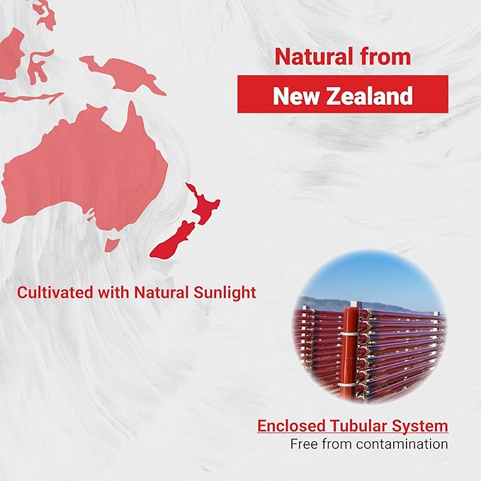 Naturalis New Zealand Astaxanthin (12mg) | Enhanced with Natural Vitamin E | Non-GMO Soy &amp Gluten Free | 120 Softgels (4 Month Supply)