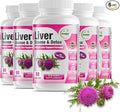 GreeNatr Liver Cleanse Detox &amp Repair Formula – Milk Thistle Berberine Ginger Beet Root Dandelion Root Artichoke Extract and Chanca Piedra for Optimal Liver Health Support (6 Bottles)
