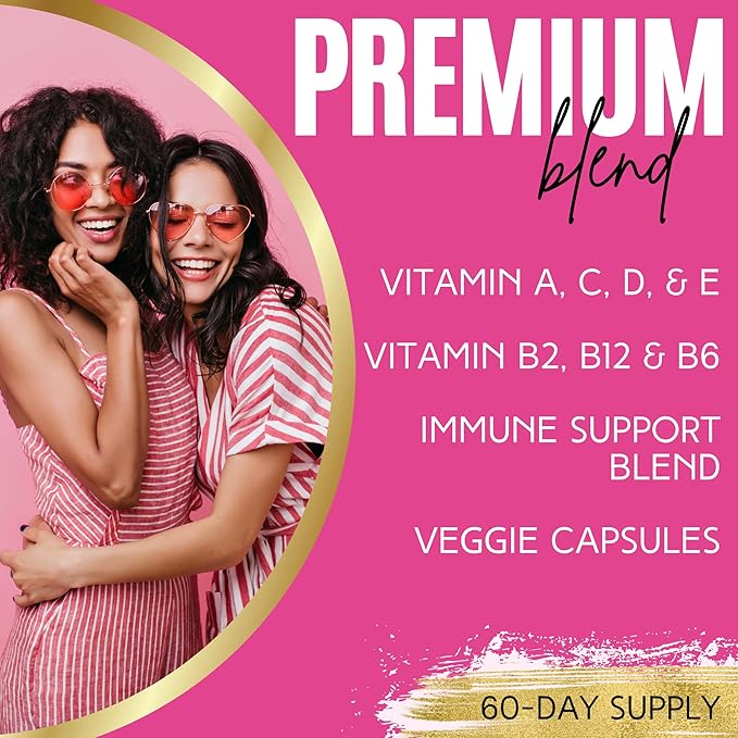 Lumen Naturals Women's Multivitamin Vitamin B12 A C D &amp E - 180 Count - 60 Servings - Veggie Capsules