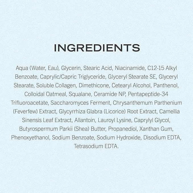 First Aid Beauty Firming Collagen Cream with Collagen Peptides and Niacinamide – Day + Night Anti-Aging Face Moisturizer – 1.7 fl oz