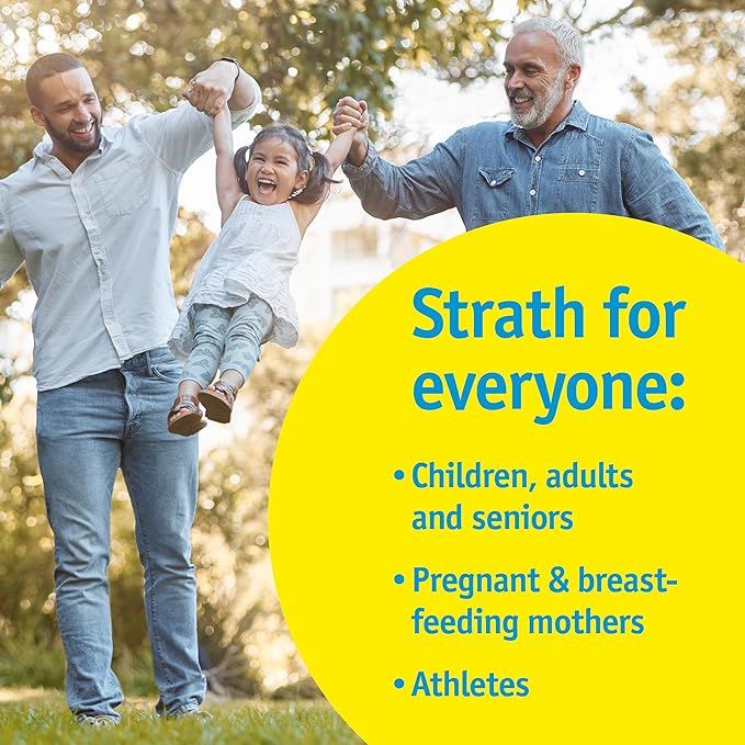 Strath Nutritional Yeast Tablets - Vegetarian Lactose Free Artificial Additive Free - Digestive Support Nutrient Absorption - Unflavored Daily Supplement - Prebiotic and Postbiotic