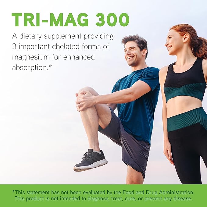 DAVINCI Labs Daily Nutrients Bundle: ADK (60 Caps) &amp Tri-Mag 300 (120 Caps) - Helps Support Bone Health Adrenal Health Heart Health &amp More* - Vegetarian Gluten Free Soy Free