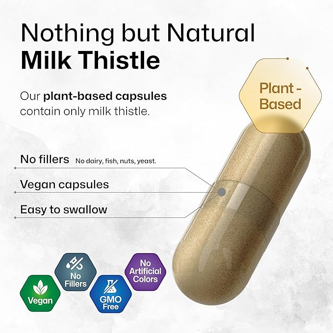 BIO KRAUTER Dandelion Root 100 Capsules &amp Milk Thistle 250 Capsules.