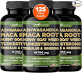 Gade Nutrition Ashwagandha with Maca Root Horny Goat Weed Turkesterone Supplement Tribulus Terrestris Panax Ginseng | Made in USA | Pack of 3