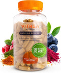 Vitrea Health Vision Macular Support – AREDS2 Eye Supplement with Lutein Zeaxanthin Marigold &amp 13 Nutrients – Helps Protect Against Blue Light – No Dyes or Titanium Dioxide – Retinal Health Supp