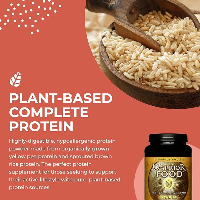 Warrior Food Natural Protein Powder - 1000 g - V3.0