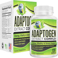 2-Month Adaptogen Supplement (9-in-1) Adaptogenic Complex with Ashwagandha Panax Ginseng Rhodiola + More | Herbal Extract Blend | Adaptogen Supplements | 60-Day Bulk Supply | 120 Capsules