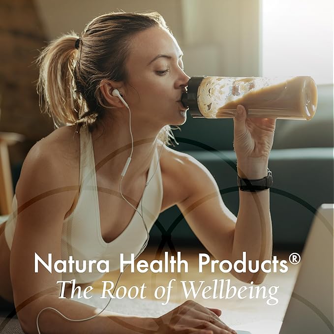 Natura Health Products Amino Whey Pro Advantage™ - Grass-Fed Whey Protein with HMB Creatine L-Glutamine. Clean Ingredients for Muscle Growth Recovery (8 Grams of Protein per Scoop - 30 Servings)