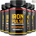 LIVORKA (5 Pack) Iron Pump Pills Iron Pump Iron Pump Capsules Iron Pump Formula Iron Pump Vitamin Iron Pump Energy Pills Iron Pump Advanced Formula Pump Iron 300 Capsules for 5 Months