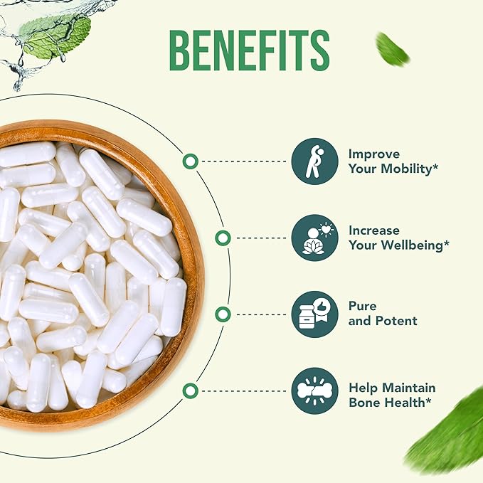 1500mg SAM-e Supplement - High Strength S-Adenosyl-L-Methionine Capsules 1500mg per Serving for Brain Liver and Mood Support - Non-GMO High Absorption Same Supplement (60 Servings)
