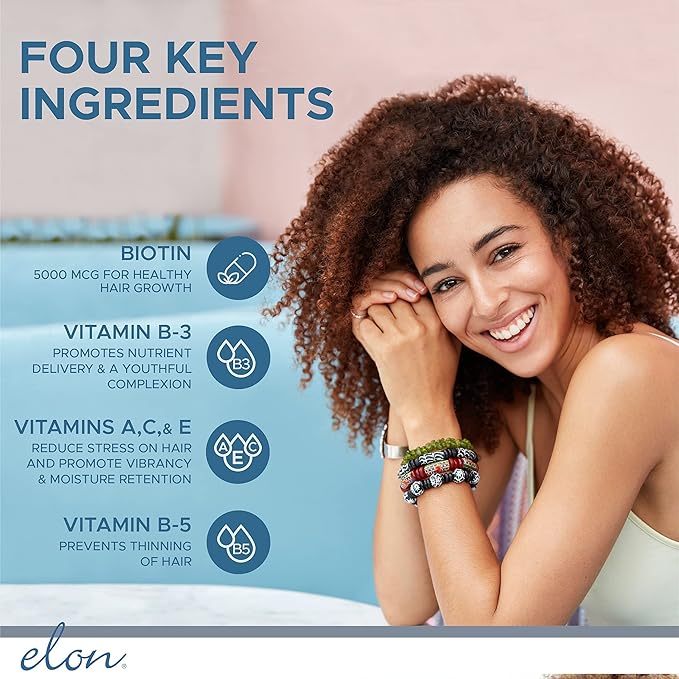 Elon Matrix 5000 Complete Multivitamin (60 Day Supply) Concentrated Hair Serum