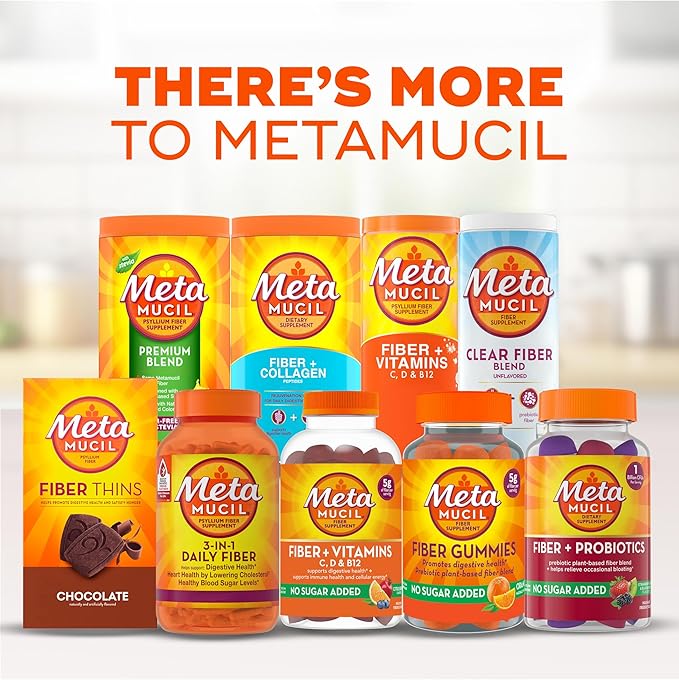 Metamucil Fiber Gummies for Adults with Vitamins CDB12 for MetabolismNo Sugar Added Citrus Berry Flavor5g Plant Based Prebiotic Fiber Supplement Blend120 Count (Pack of 2)