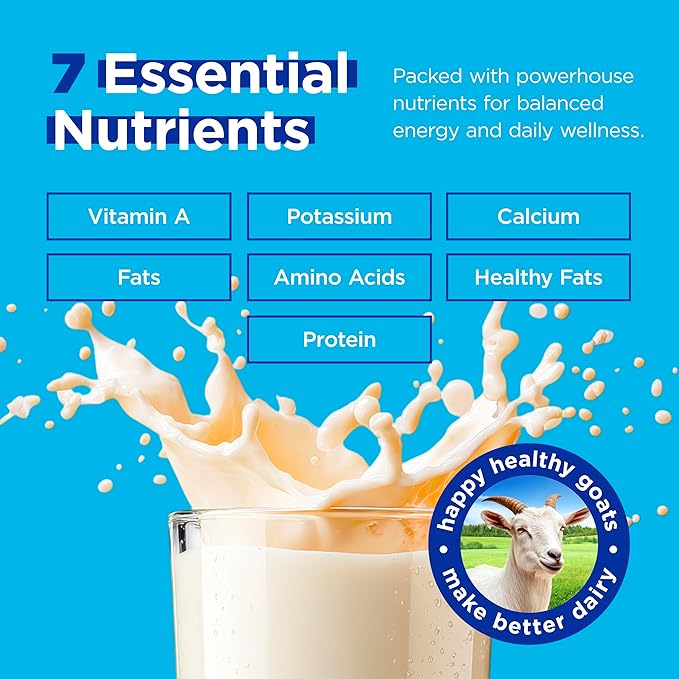 Grass Fed Whey Protein Powder Chocolate 1.5 lb – Made from Goat Milk Easy to Digest Clean Taste Non-GMO Gluten-Free &amp Versatile Chocolate Whey Protein Powder Made in USA