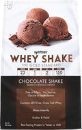Syntrax Nutrition Whey Shake Cold Filtered &amp Undenatured Whey Protein Powder Blend Chocolate Shake 2 lbs