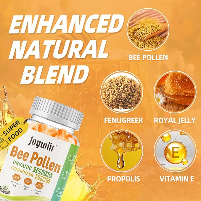 Vitamin B2 Gummies and Bee Pollen Gummies