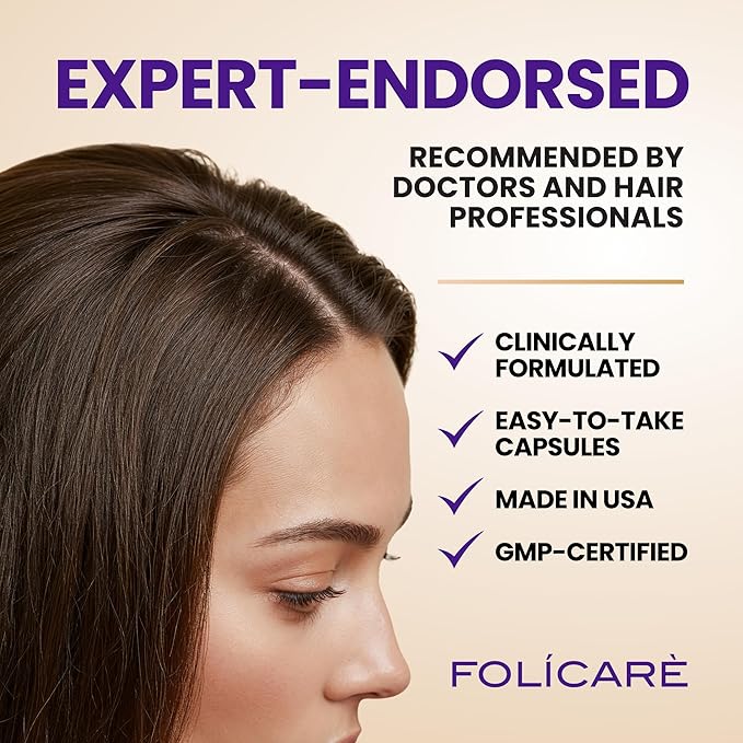 Biotin Hair Growth Supplement with Collagen Keratin and Probiotics – Hair Growth Support Skin &amp Nails Supplement for Men and Women – Supports Thicker Stronger Hair – Made in USA (1 Pack)