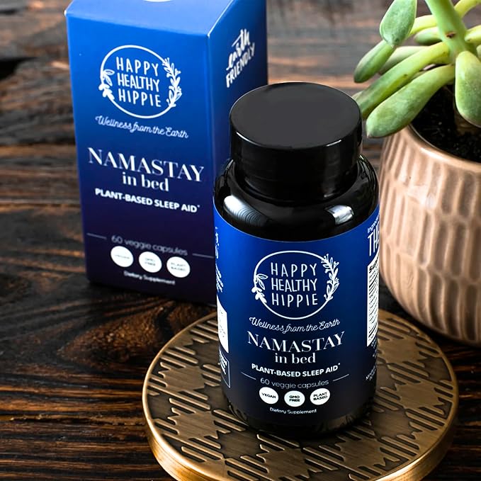 Red Yeast Rice with CoQ10 Supplement &amp Namastay in Bed Natural Sleep Aid