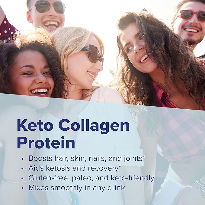 Superior Source Keto Collagen - Collagen Protein Powder with MCT Oil - Supports Hair Skin Nails &amp Joint Health - Dairy-Free - Chocolate 14 oz