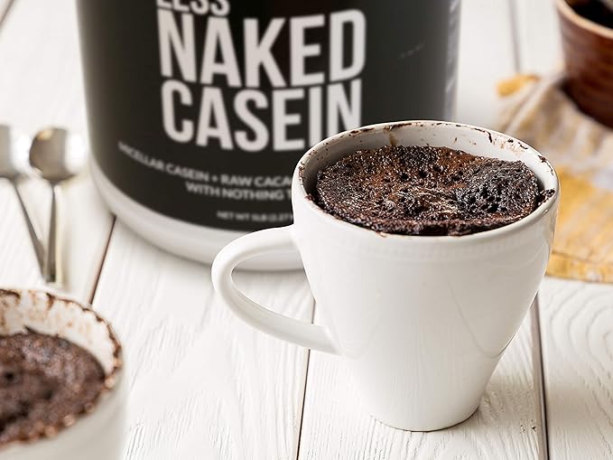 NAKED Casein - 1Lb Micellar Casein Protein - Bulk Zero Carb NSF Certified GMO-Free Gluten Free Soy Free Preservative Free - Stimulate Muscle Growth - Enhance Recovery - 15 Servings