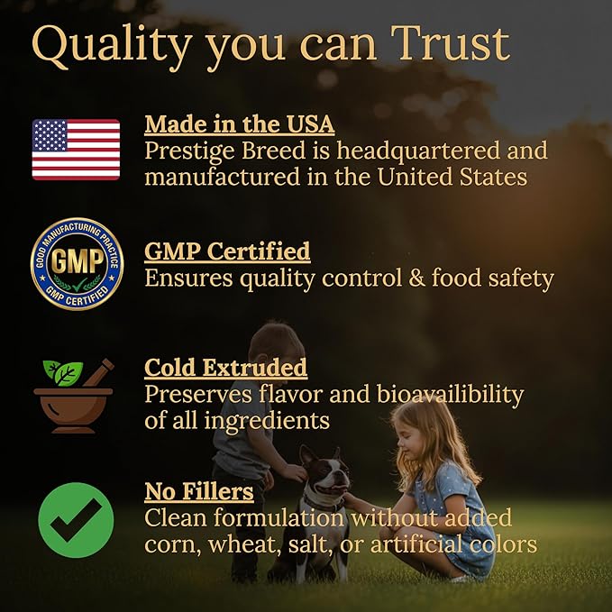 Boston Terrier Multivitamins 90 Count Made in The USA with Real Bacon