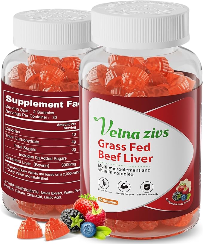 Magnesium Taurate Gummies and Beef Liver Gummies