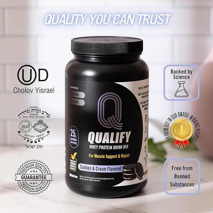 Cookies and Cream + Wild Strawberry Whey Protein Powder Bundle - Gluten-Free 25g Protein 5.5g BCAA 2.7g Leucine 1.4g Isoleucine 1.4g Valine