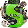 Species Nutrition Isolyze Whey Protein Powder 100% Whey Isolate for Muscle Building 27.5g Protein Per Scoop No Sugar &amp Low Fat (Cookies &amp Cream 44 Servings)