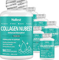 NuBest Collagen Collagen Peptides - Collagen Pills for Adults for Hair Growth Strong Nails Skin Health - Premium Collagen for Hair Vitamin for Nails - 1500 mg Collagen Per Serving - 6 Pack