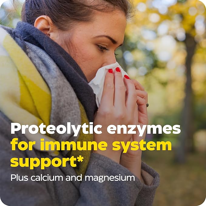 Enzymedica Immune Defense Regular Strength Proteolytic Enzymes for Immune Support 60 Count