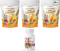 BariatricPal 90-Day Bariatric Vitamin Bundle (Multivitamin ONE 1 per Day! Capsule with 18mg Iron and Calcium Citrate Soft Chews 500mg with Probiotics - Orange Creamsicle)