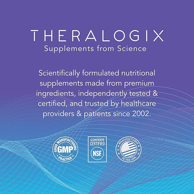 Theralogix CurcuSorb Turmeric Curcumin Supplement - 90-Day Supply - High-Absorption Turmeric Curcumin - Supports Brain Heart Immune &amp Joint Health - Aids Healthy Aging - NSF Certified - 90 Capsu