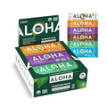ALOHA Organic Plant Based Protein Bars - 6 Flavor Variety Pack - 12 Count 1.9oz Bars - Vegan Snacks Low Sugar Gluten-Free Low Carb Paleo Non-GMO Stevia-Free No Sugar Alcohol Sweeteners