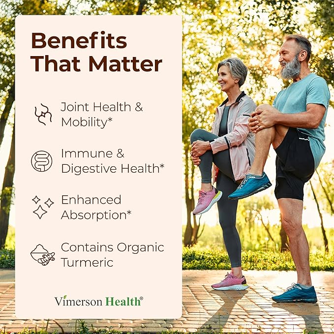 Turmeric Curcumin Supplement with Black Pepper Extract - High Potency Organic Turmeric 1200mg &amp 95% Curcuminoids for Joint &amp Digestive Health - Joint Support Supplement - 180 Vegan Curcuma Cap